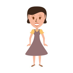 Retro woman cartoon