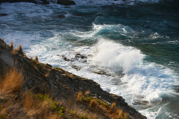 Fototapeta premium foam waves