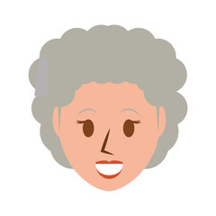 Retro old woman cartoon