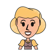 Retro woman cartoon