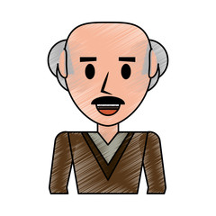 Retro Old man cartoon