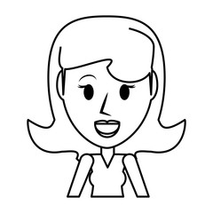 Retro woman cartoon
