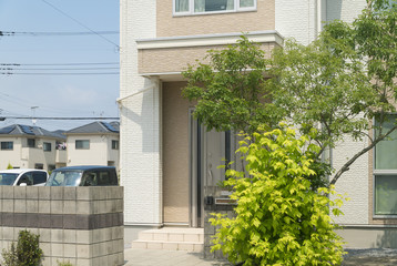 住宅のエントランス