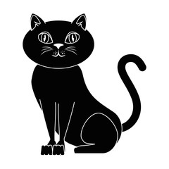 cartoon cat icon