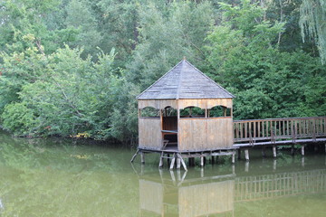 Gazebo by the lake