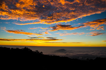Morning mist on the mountain