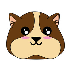 cartoon dog icon kawaii cartoon