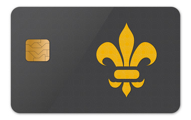 Karte - Lilie Ornament