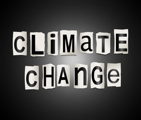 Climate change concept.