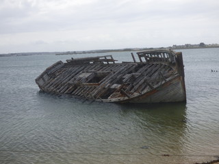 Epave petite mer de gavres