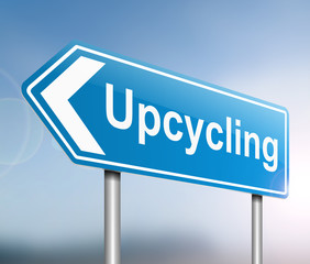 Obraz premium Upcycling sign concept.