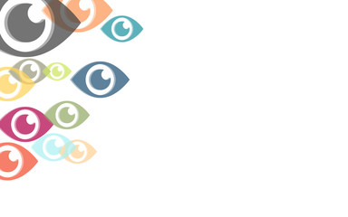 Hintergrund aus bunten Augen