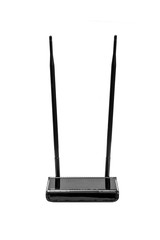 Wireless router. Isolated on white background with clipping path