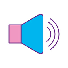 speaker audio isolated icon vector illustration design