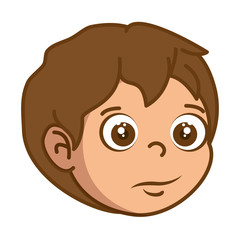 cartoon boy icon