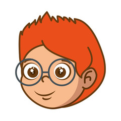Obraz premium cartoon boy icon