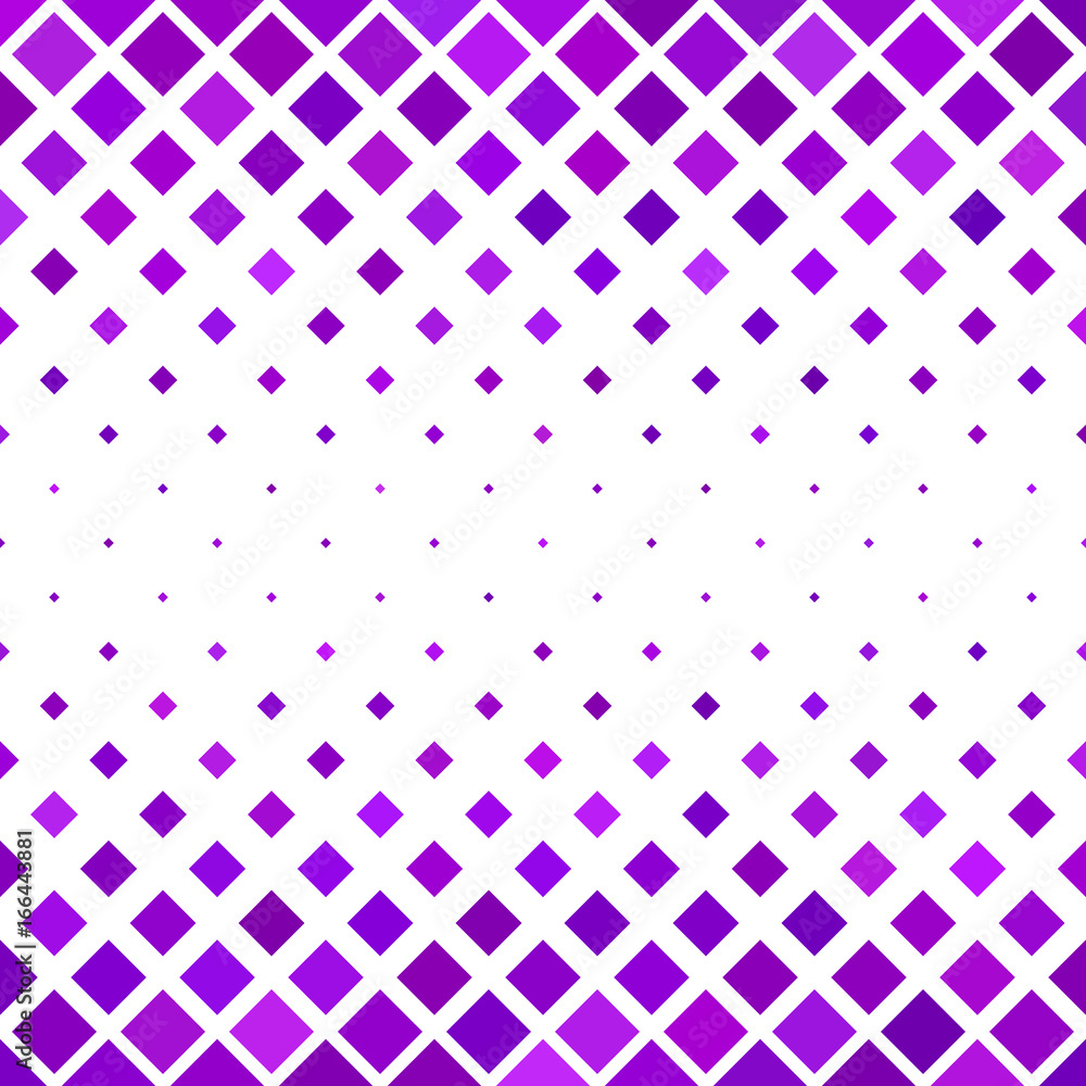 Aufkleber Abstract diagonal square pattern background - vector design from squares in purple tones
