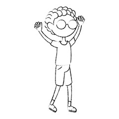 boy with glasses icon