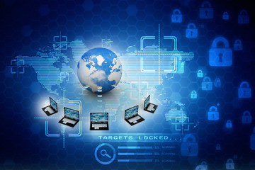 3d rendering Computer network