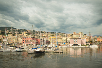 Fototapeta na wymiar Beautiful port landscape