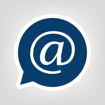 Sprechblase @ Symbol