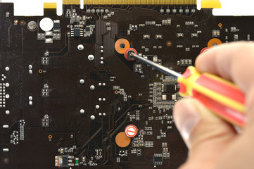 Repair of vga card