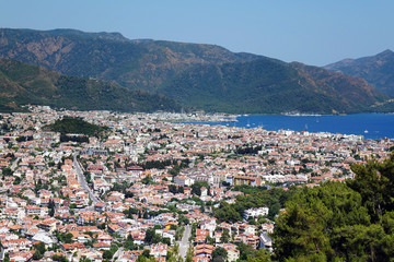 Fototapeta premium view of Marmaris, Turkey