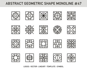 Geometric Element Abstract Set