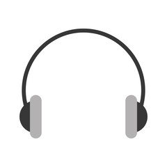 audio earphones isolated icon vector illustration design