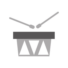 drums musical instrument icon vector illustration design