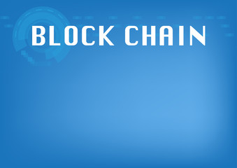 Blockchain digital Technology - background