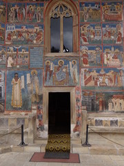 UNESCO-Kloster Voronet in Rumänien - obrazy, fototapety, plakaty