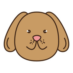 cute dog mascot icon