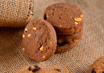 Chocolate Peanut Cookies
