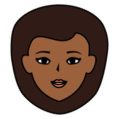 beautiful african woman avatar character