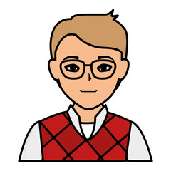 elegant businessman avatar character
