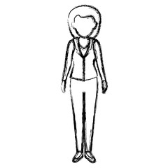 beautiful businesswoman avatar character