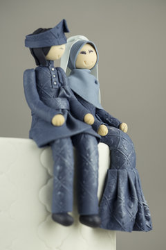 malay wedding sugar paste models