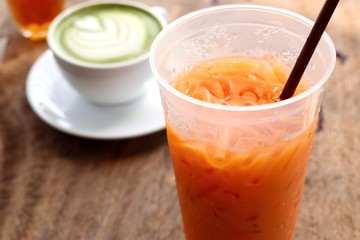 ice tea with milk