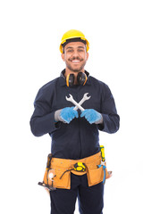 Fototapeta premium Smiling worker