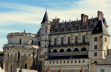 Fototapeta na wymiar Amboise le chateau