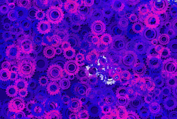 Gears abstract background