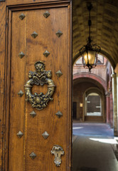 Türklopfer in Bologna Emilia Romagna Italien