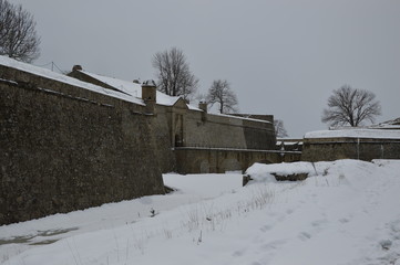 Citadelle enneig&eacute;e
