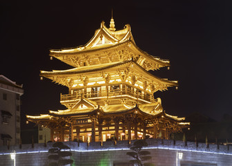 Fototapeta premium Guilin Tower is located in downtown Guilin China