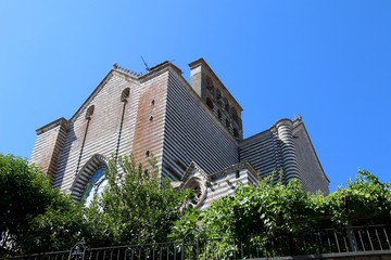 Ruckansicht des Orvieto Doms