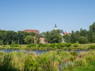 Obraz premium Blick auf Wechselburg