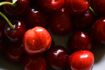 red cherries