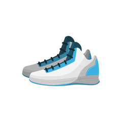 Sport sneakers isolated vector icon. Athletic equipment, healthy lifestyle, fitness activity vector illustration.