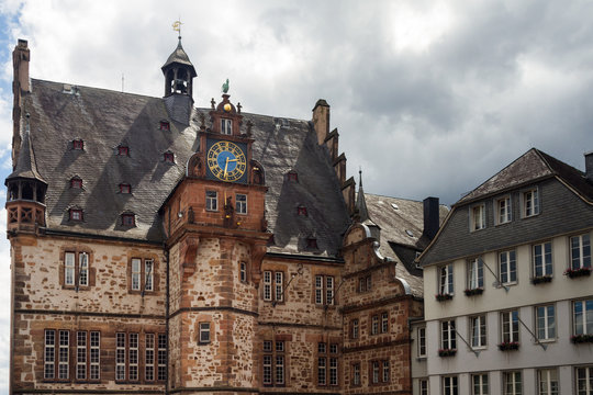 Medieval civic hall of Marburg an der Lahn
